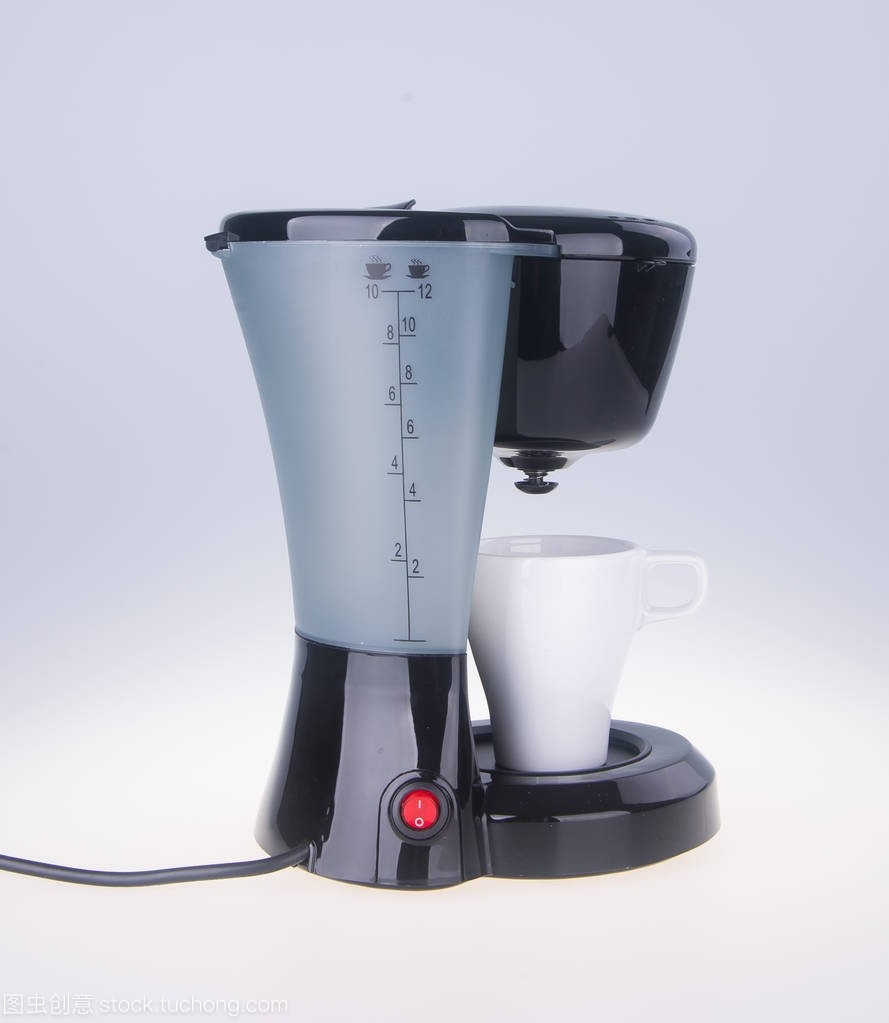 咖啡機。咖啡機的背景